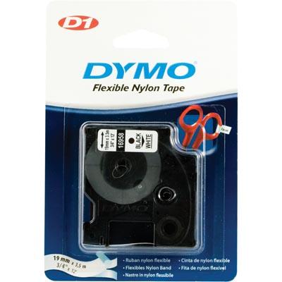 DYMO D1 merkkausteippi, nylon, 19 mm, 3,5 m