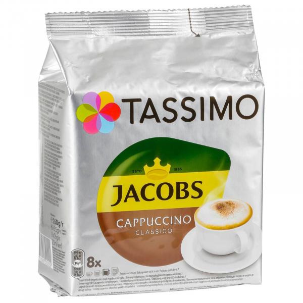 8 Tassimo Jacobs Cappuccino Classico T-Disk