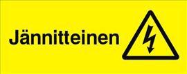 JÄNNITTEINEN MERKINTÄKILPI NORMIOPASTE