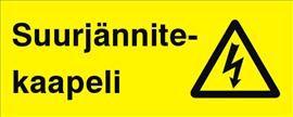 SUURJÄNNITEKAAPELI MERKINTÄKILPI NORMIOPASTE